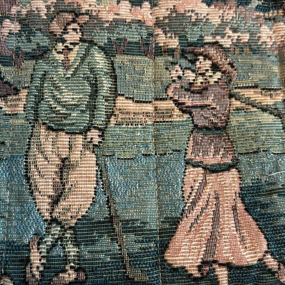 VINTAGE EMBROIDERED TAPESTRY CLUTCH
GOLF DEDIGN WITH MAN AND WOMAN
AWESOME BAG - Picture 2 of 7